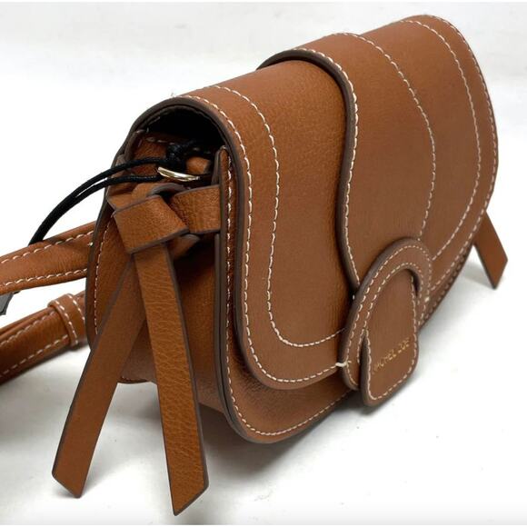 Rachel Zoe Convertible Brown Crossbody Belt Bag Purse NWT - Picture 5 of 11